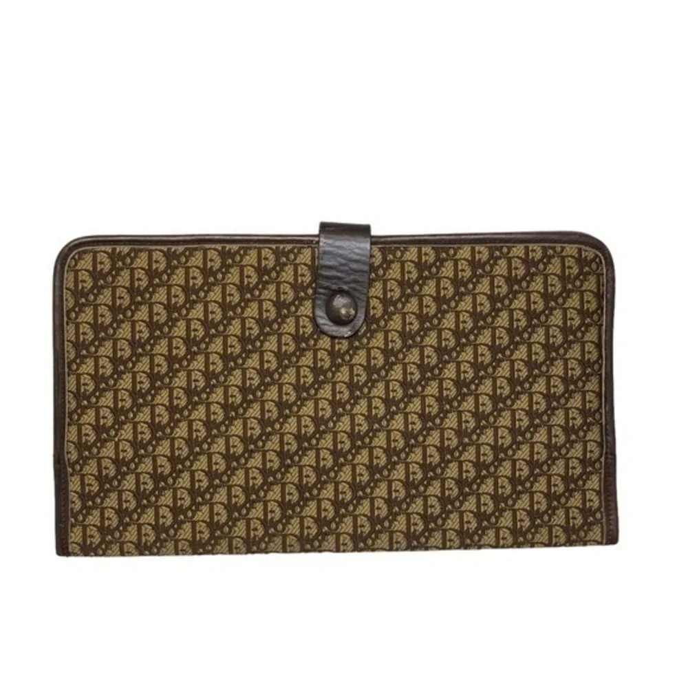 Christian Dior made in France vintage bifold long wallet